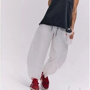 Free People FP Movement Lift Off Barrel Pants Women's Size Small White‎